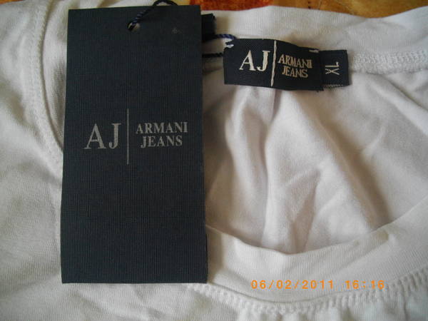 Нова Armani Jeans бяла блуза с дълък ръкав 16 лв с пощ IMGP17951.JPG Big