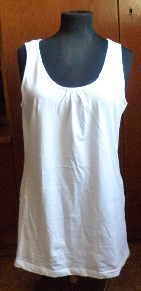 Чисто нов дамски бял потник, размер XL с подарък обички marina_kaprieva_P5290001.JPG Big