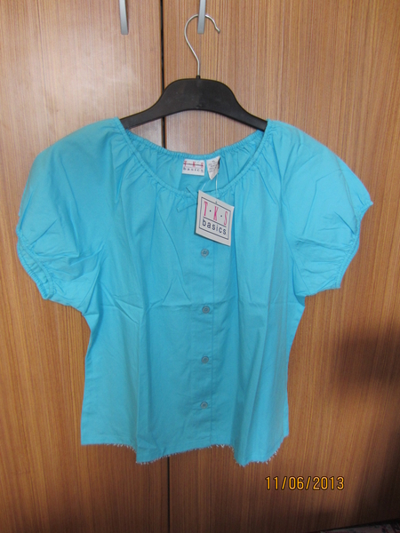 Синя лятна блузка XL - нова с етикет teati_IMG_1780.jpg Big