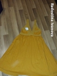 Тъмно жълта памучна рокля H&M с веобразно деколте размер 44 foxyto_1134d336b678c4c3a3c362b3d0a09e4e.jpg