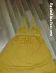 Тъмно жълта памучна рокля H&M с веобразно деколте размер 44 foxyto_e9450e00de0b8b7d1028da3bc6dac60a.jpg