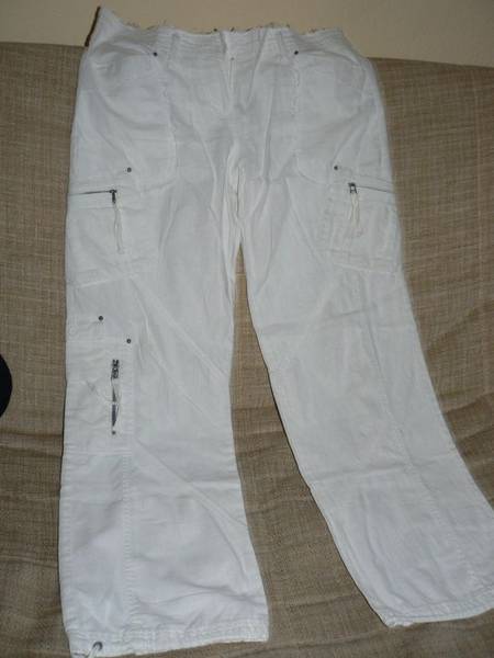 Бял памучен панталон МНОГО НАМАЛЕН P1170645.JPG Big