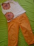 Ораннжев спортен панталон 7/8-SUTERLAND и блузка toni69_DSC04242.JPG
