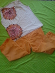 Ораннжев спортен панталон 7/8-SUTERLAND и блузка toni69_DSC04243.JPG