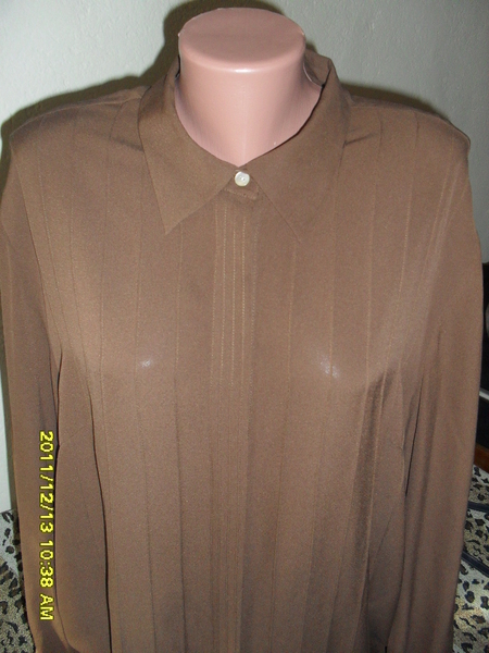 елегантна кафява риза за едра мацка--48номер roksana_SDC12669.JPG Big