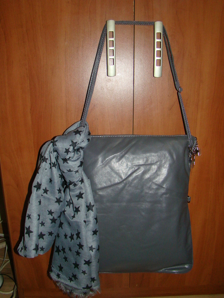 Дамска чанта в сиво   шал 6u6i_DSC01750.JPG Big