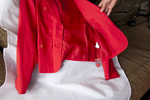 Червено дамско сако от лен VioletaG_02.jpg