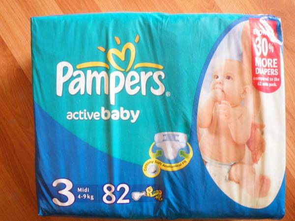 Еднократни пелени Pampers, 3ти размер Pampersi.jpg Big