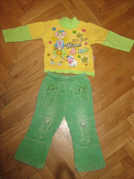 Ватирани джинси и блузка за малка госпожица megalina_IMG_0028da.jpg Big
