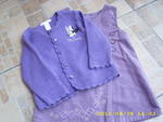Лилаво сукманче на Mini Mode и жилетка на Disney 12-18м DSCI00441.JPG