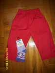 Червено  панталонче  с подарък нови чорапки. toni69_DSCI0200_Custom_.JPG