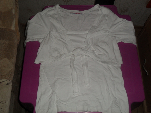 Сладурска бяла блузка 2в1 М 2лв Ksara_SDC19699.JPG Big