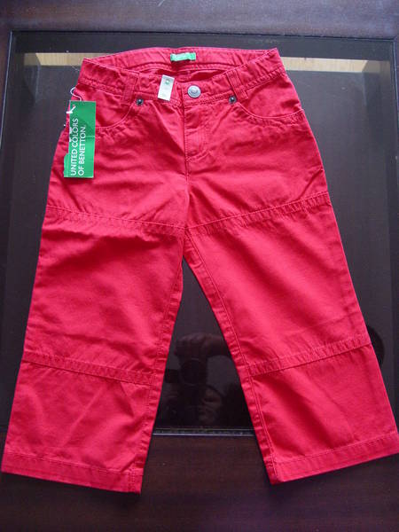 НОВ червен панталон Бенетон (Benetton) DSC004343.JPG Big