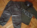 Страхотен качествен лот за зимата C&A/ ватиран панталон и блузка в маслено зелено/ 3 год DSC087981.JPG