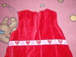 Кадифена червена рокличка с коланче на сърчица P8283491.JPG