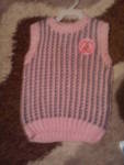 Ново пуловечрче за мадамка в нежно розово и сиво DSC006571.JPG