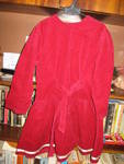 Официална червена кадифена рокля с подарък болеро IMG_01401.jpg