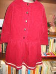 Официална червена кадифена рокля с подарък болеро IMG_01411.jpg
