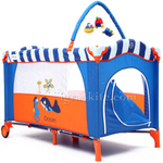 Детска згъваема кошара "Cangaro" nelcheto_happy-baby-blue_orange.jpg