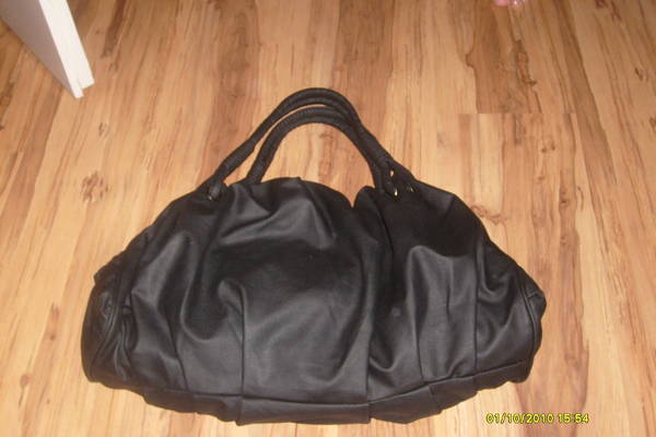 Страхотна черна кожена чанта S63046871.JPG Big