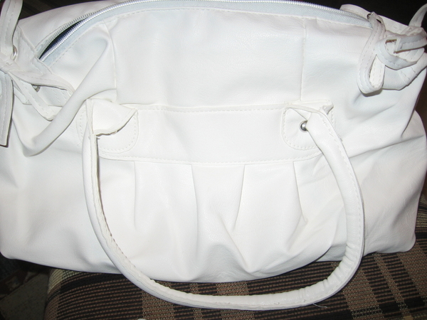 Нова бяла кожена чанта с подарък протмоне malcho_IMG_09141.JPG Big