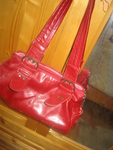 Лот чанта и колан  в малиново червено и подарък в червено mama_vava_IMG_00111.jpg