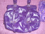 Страхотна чанта в лила,от мека еко кожа,подарък шал в същия цвят njn689_STP600171.JPG