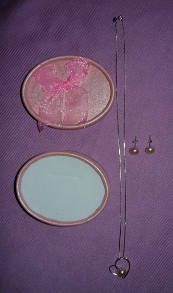 Комплект розови сладководни перли и сребро проба 925 forgg_P1030858.JPG Big