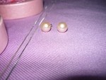 Комплект розови сладководни перли и сребро проба 925 forgg_P1030861.JPG