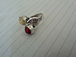модел 112 Сребърен пръстен  с кехлибарен нефрит и червен корал, radimm_112_5_.JPG
