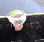 модел 128 Изработен от масивно сребро  Дамски пръстен  С овална форма  Камъка на пръстена  е ръчно кован, а не лепен radimm_128_4_.JPG