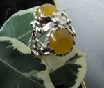 модел 207   Изработен от масивно сребро  Дамски пръстен,с инкрустиран 2 камък жълт хризопласт radimm_207_3_.JPG
