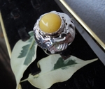 модел 223  Изработен от масивно сребро  Дамски пръстен,с инкрустиран 1 камък жълт нефрит radimm_223_3_.JPG