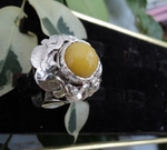 модел 223  Изработен от масивно сребро  Дамски пръстен,с инкрустиран 1 камък жълт нефрит radimm_223_5_.JPG