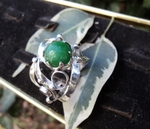 модел 246  Изработен от масивно сребро  Дамски пръстен,с инкрустиран 1 камък зелен   нефрит radimm_246_9_.JPG