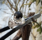 модел 267  Изработен от масивно сребро   пръстен  подходящ за мъже и жени,с   инкрустиран 1 камък черен матов ахат radimm_267_7_.JPG