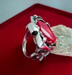 модел 393   Изработени от масивно сребро  Дамски пръстен с червен корал radimm_393_2_.JPG