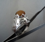 модел 410 Изработен от масивно сребро Дамски пръстен,с апликакация инкрустиран 1  камък ахат radimm_410_7_.JPG
