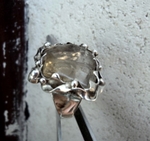модел 411 Изработен от масивно сребро Дамски пръстен,с апликация   инкрустиран 1  камък топаз radimm_411_8_.JPG