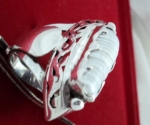 модел 421   Изработени от масивно сребро  Дамски пръстен с ажур гравировка и перла radimm_421_8_.JPG