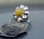 модел 86 Сребърен пръстен,цвете с жълт нефрит radimm_86_4_.JPG