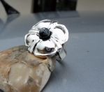 модел 93 Сребърен пръстен детелинка с обсидиан, radimm_93_2_.JPG
