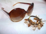 Очила с кафява рамка и подарък ластик/гривна - 8лв nadya_armani_CIMG0122.JPG
