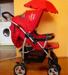 Комбинирана количка Флора 2010 - Chipolino с подарък ново чадърче в същия цвят. diasto_DSC00570.JPG