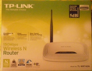 ПРОДАВАМ WiFi рутер TP-LINK  TL-WR740N charomat_P1000500.JPG Big
