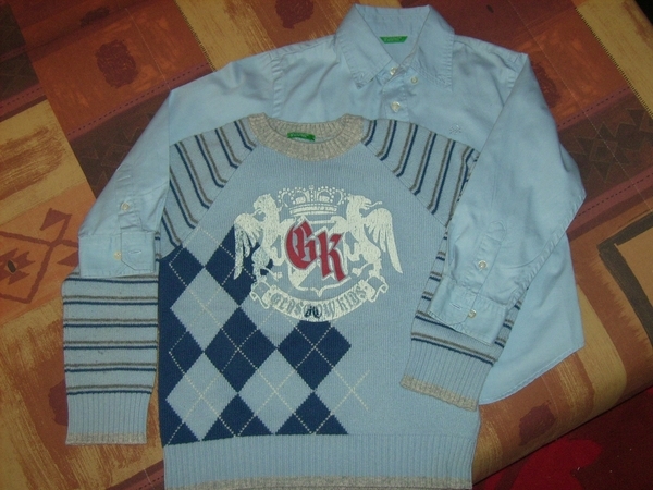 Риза и пуловер Benetton р.110 - 116 за 5 г. Emiliika_DSCI2038.JPG Big