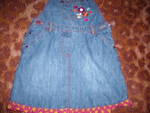 Дънково сукманче Mothercare, подарък нови панталонки Barbie- 116 р. DSCF5105.JPG
