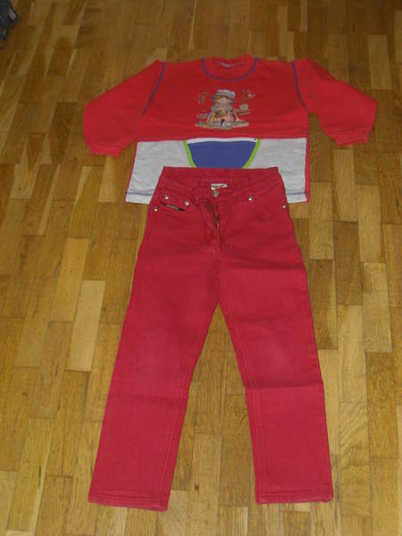 лот дънки и блузка в червено CIMG5391.JPG Big