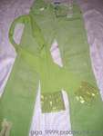 Зелени джинси за голямо момиче с подарък шал с пайети - 6 лв img_1_large8.jpg
