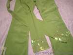 Зелени джинси за голямо момиче с подарък шал с пайети - 6 лв img_5_large6.jpg